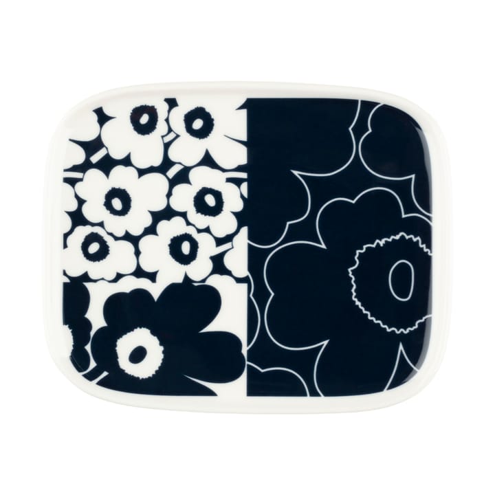 Unikko kollaasi  fad 12x15 cm, White-dark blue Marimekko