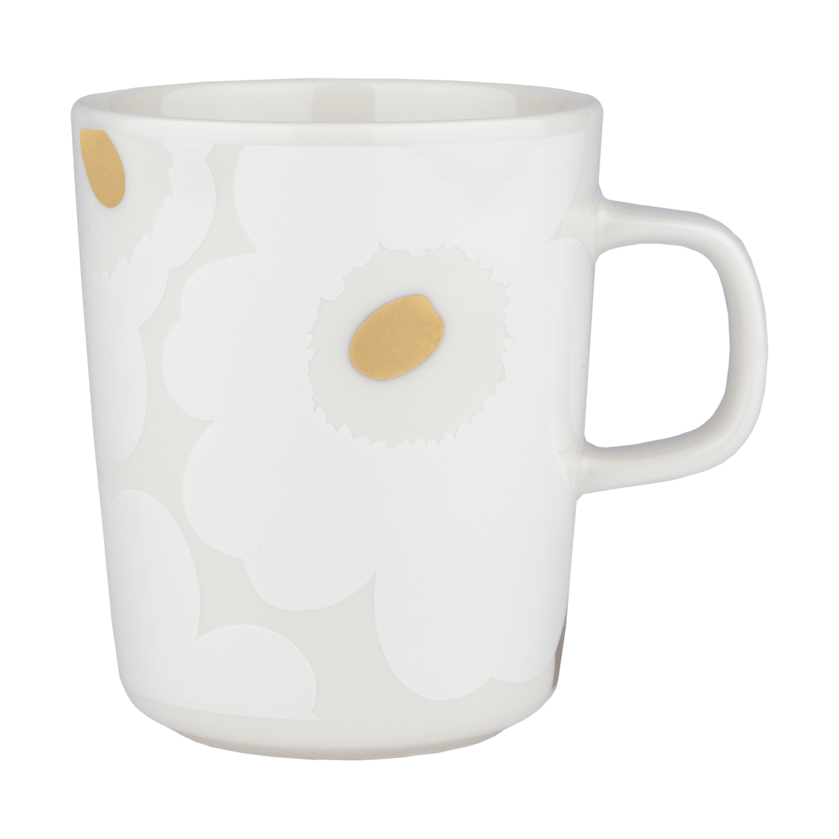 Marimekko Unikko krus 25 cl White-gold