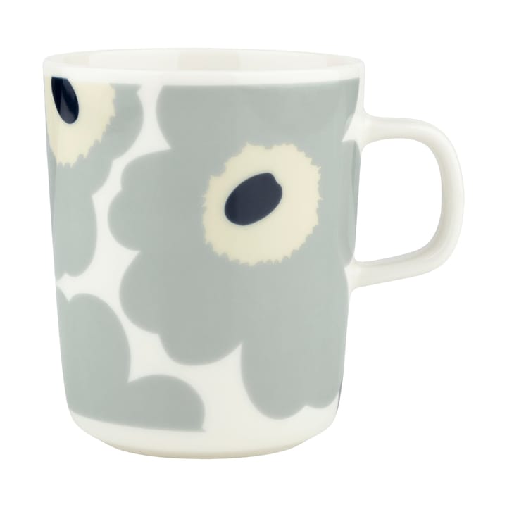 Unikko krus 25 cl, White-light grey-sand-dark blue Marimekko