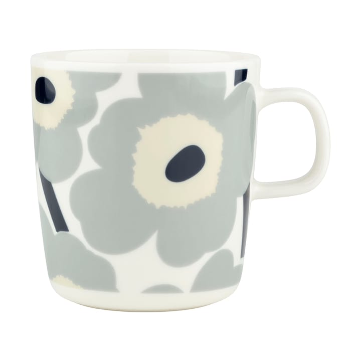 Unikko krus 40 cl, White-light grey-sand-dark blue Marimekko