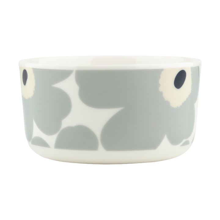 Unikko skål 5 dl, White-light grey-sand-dark blue Marimekko