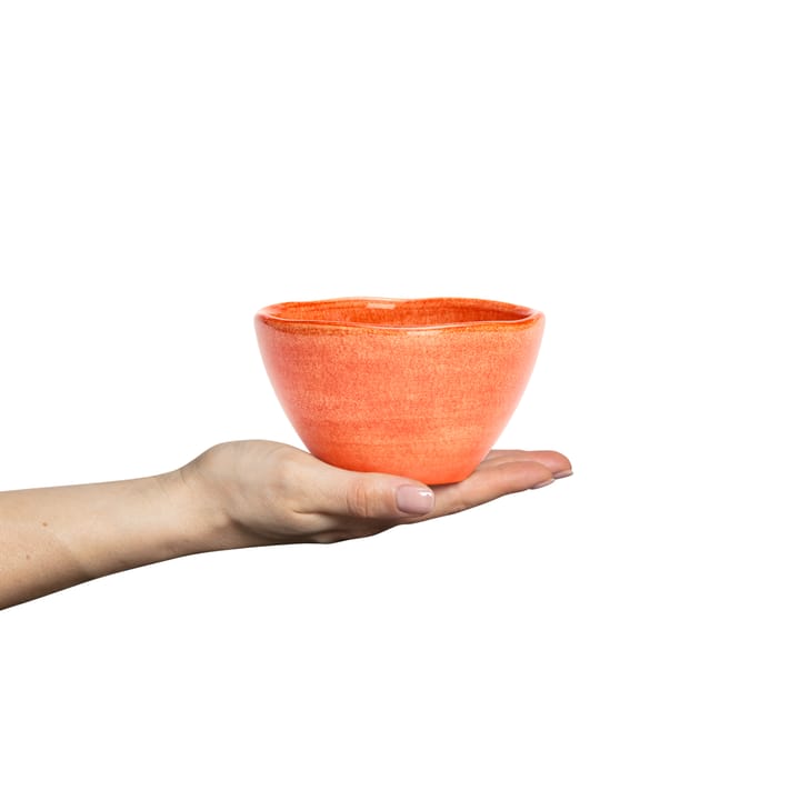 Basic organic skål – 12 cm, Orange Mateus