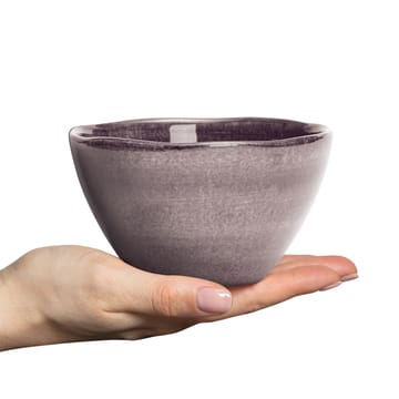 Basic organic skål – 12 cm - Plum - Mateus