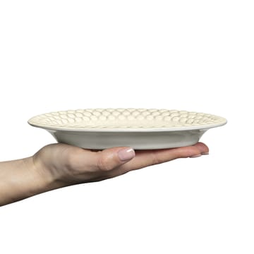 Bubbles oval tallerken – 20 cm - Sand - Mateus