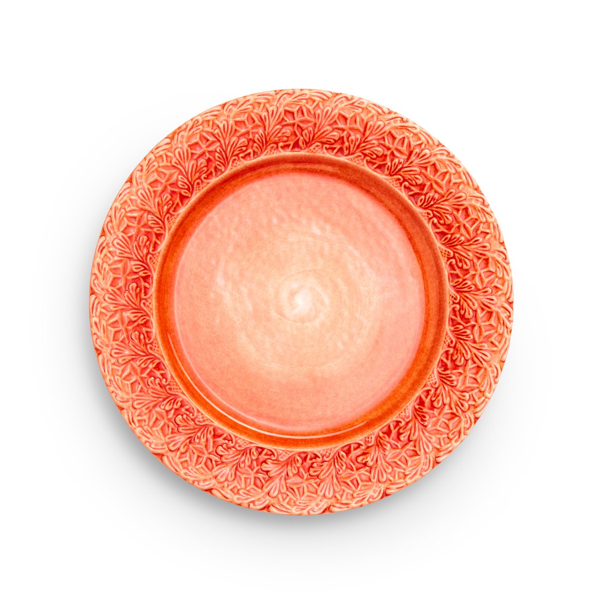 Mateus Lace tallerken – 25 cm Orange