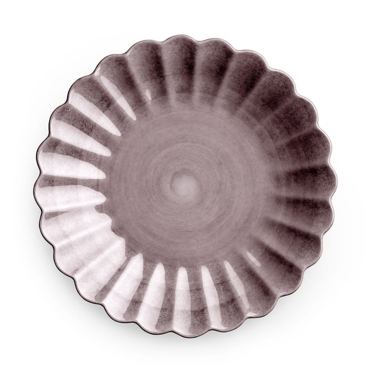 Oyster tallerken 20 cm - Blomme - Mateus