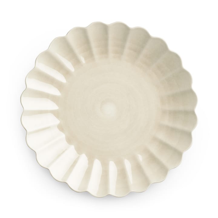 Oyster tallerken 28 cm - Sand - Mateus