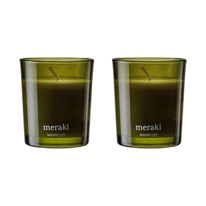 Meraki duftlys 12 timer 2-pak - Lavender rain - Meraki