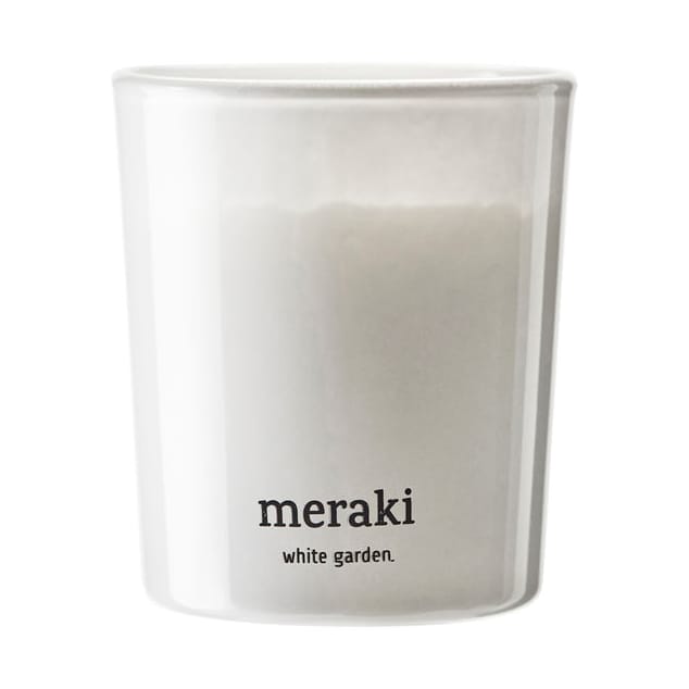 Meraki duftlys 12 timer 2-pak, White garden Meraki