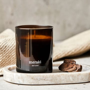 Meraki duftlys, 35 timer - Dark wood - Meraki