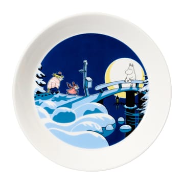 Mumi tallerkensæt Office & Winternight - Ø19 cm - Moomin Arabia