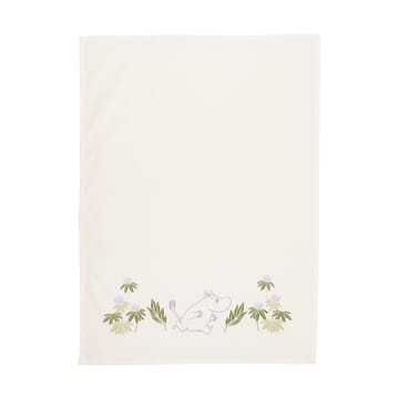 Mumi viskestykke 50x70 cm 2 dele - Lilla-off-white - Moomin Arabia