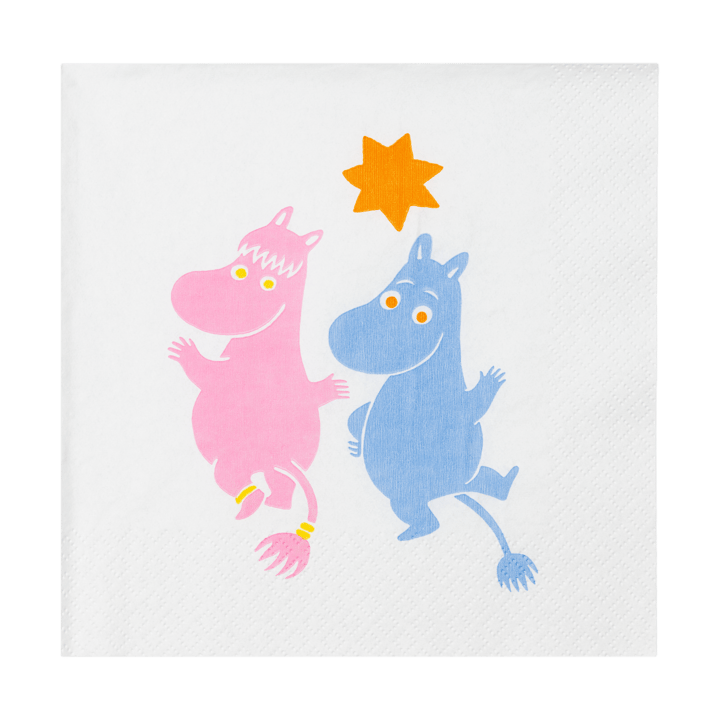 Party mumi papirservietter 33x33 cm 20-pak - Flerfarvet - Moomin Arabia