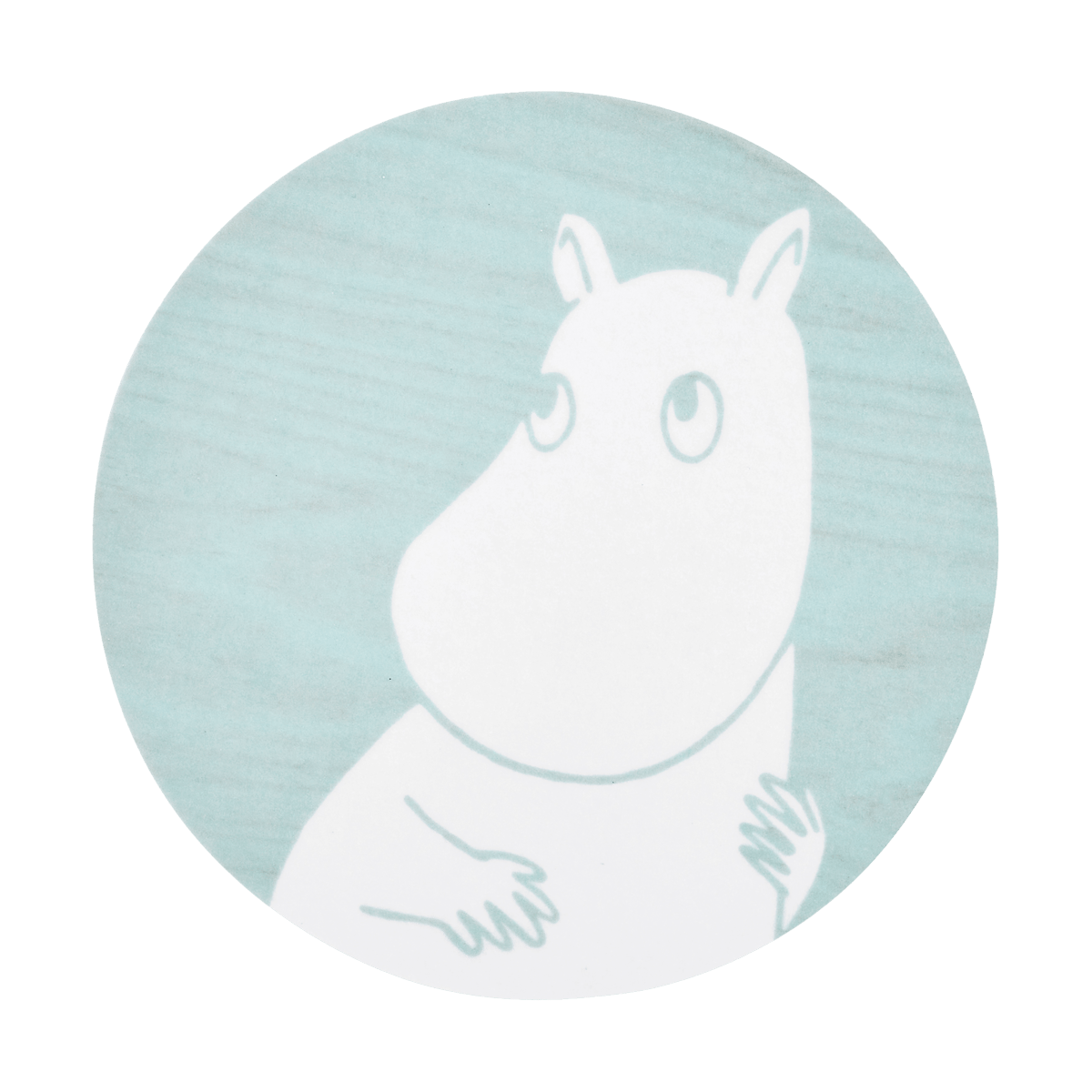 Muurla Moomin glasbrikker Ø10 cm Momintroll