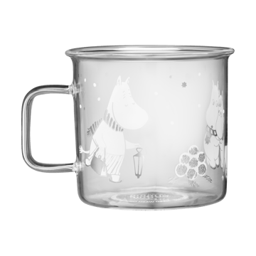 Moomin glaskrus 35 cl - Let it snow - Muurla