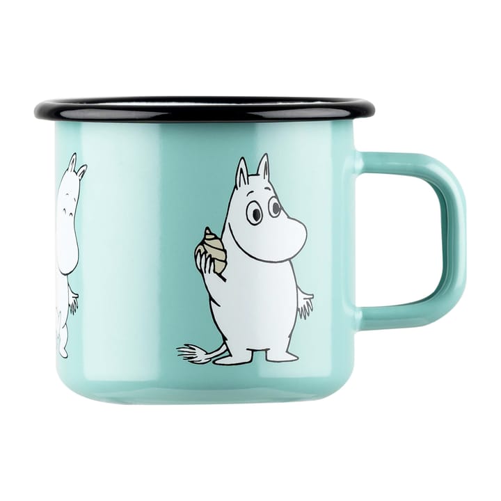 Moomin Retro emaljekrus 37 cl, Mint Muurla