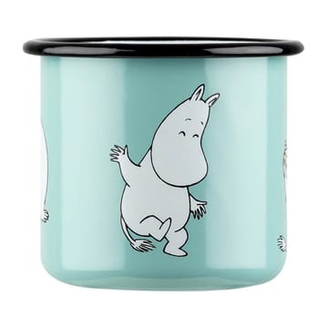 Moomin Retro emaljekrus 37 cl - Mint - Muurla