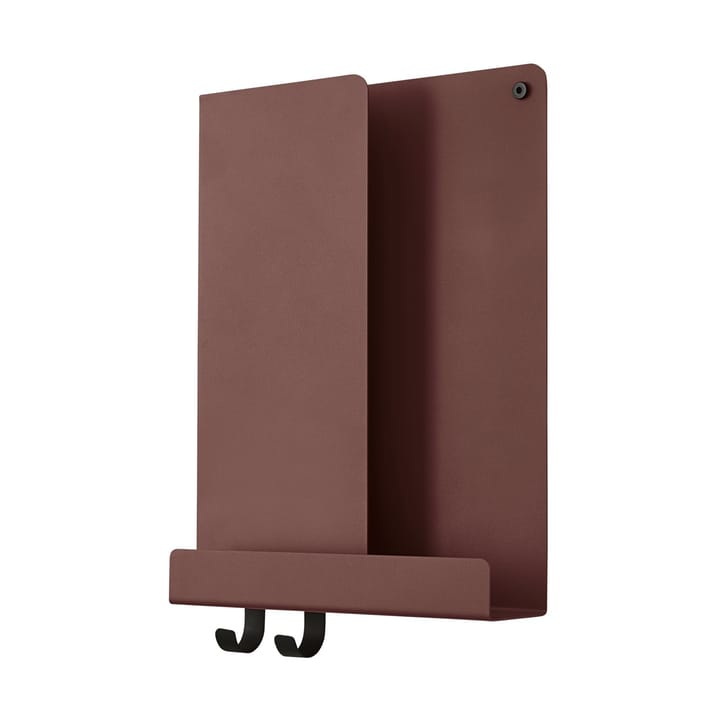 Folded hylde 29,5x40 cm - Deep Red - Muuto