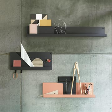 Folded hylde lille - Black (sort) - Muuto