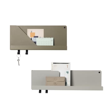 Folded hylde lille - Olive - Muuto