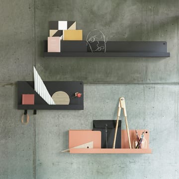 Folded hylde stor - Black (sort) - Muuto