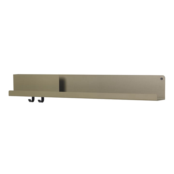 Folded hylde stor - Olive - Muuto