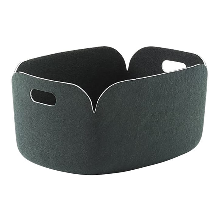 Restore opbevaringskurv, Dark green Muuto