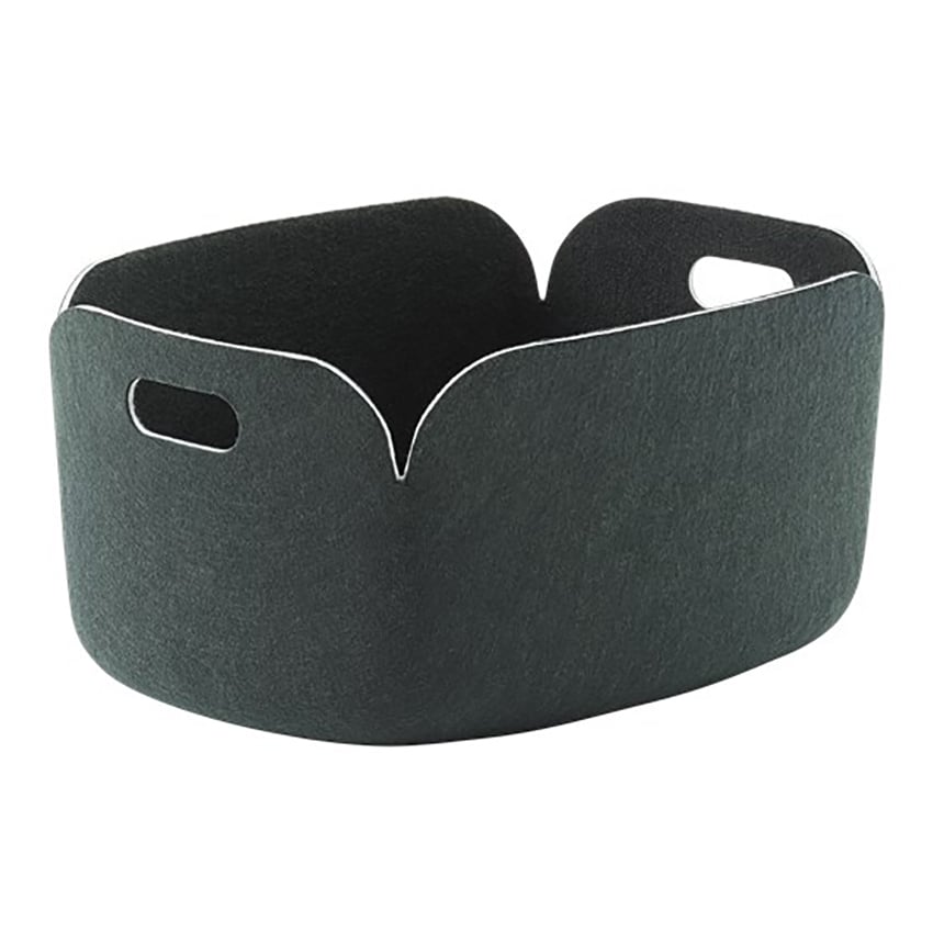 Muuto Restore opbevaringskurv Dark green