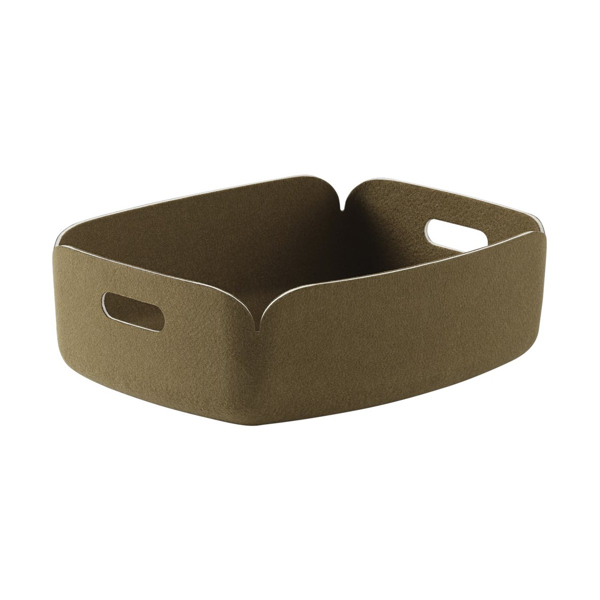 Muuto Restore opbevaringskurv lille Brown Green