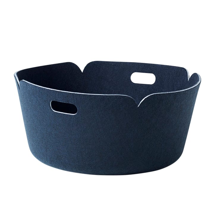 Restore opbevaringskurv rund - Midnight blue (blå) - Muuto