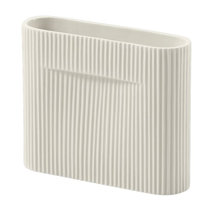 Ridge vase 16,5 cm - Offwhite - Muuto