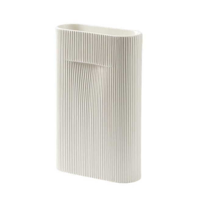 Ridge vase 35 cm, Offwhite Muuto