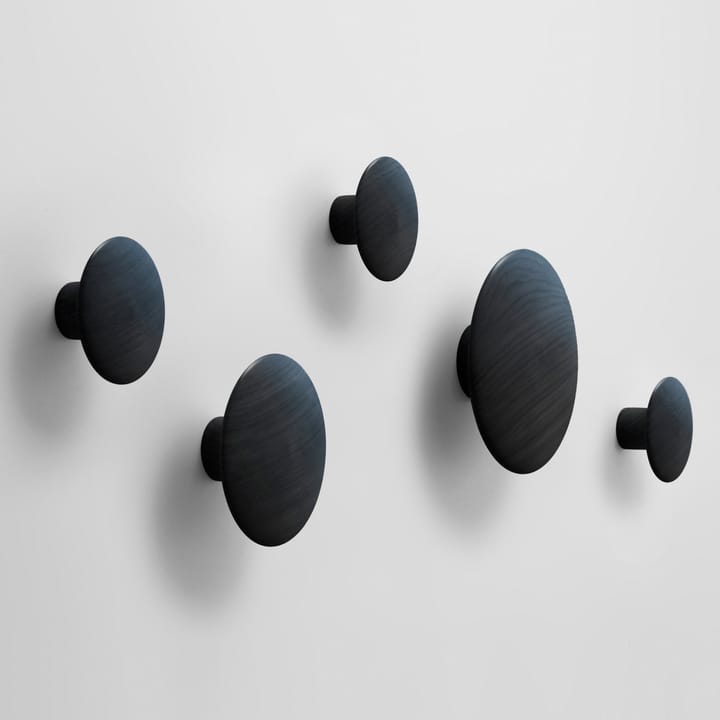 The Dots knage - sort, Ø17 cm Muuto