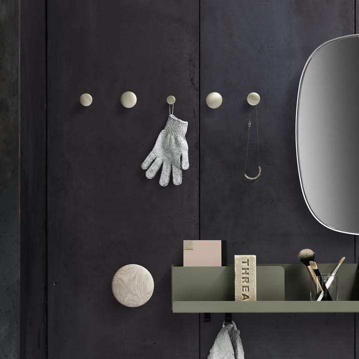 The Dots knager - metal 5 stk, Messing Muuto