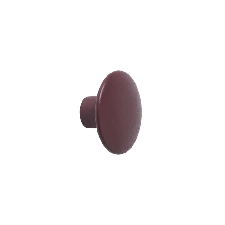 The Dots tøjknag burgundy, Ø13 cm Muuto