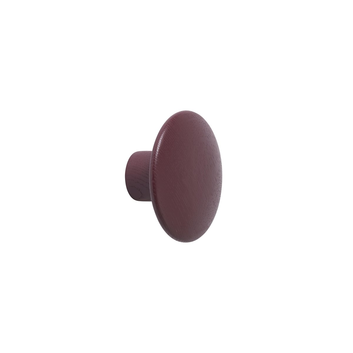 Muuto The Dots tøjknag burgundy Ø13 cm