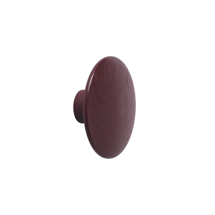 The Dots tøjknag burgundy - Ø17 cm - Muuto