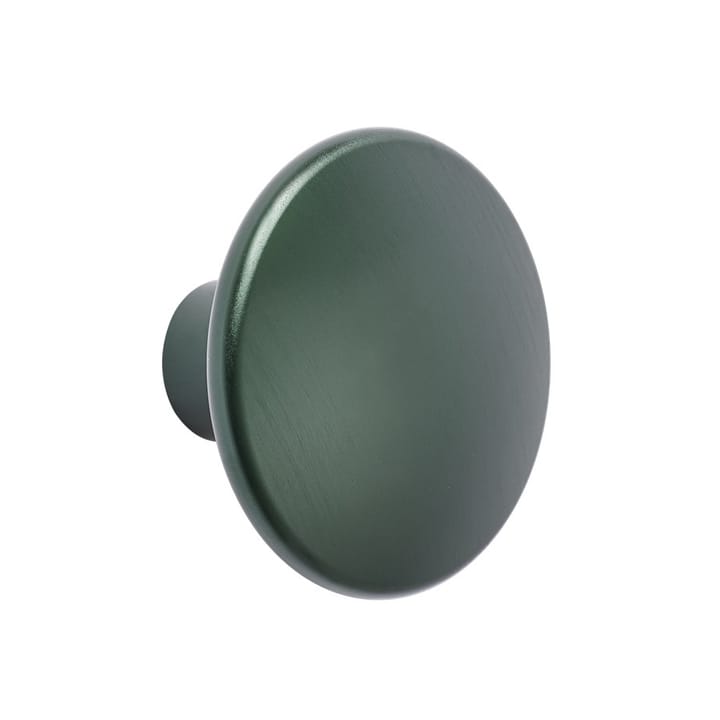 The Dots tøjknage metal 5 cm, Dark green Muuto