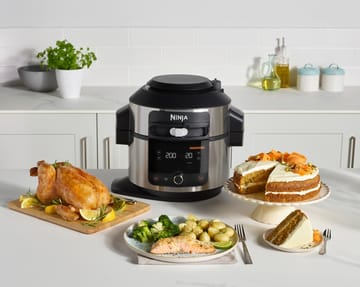 Ninja Foodi OL550 11-i-1 ONE-Lid multicooker 6 L - Rustfrit stål - Ninja