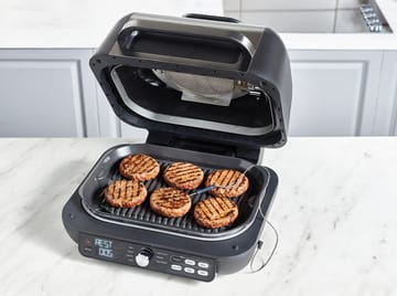 Ninja Foodi Pro AG651 elektrisk grill & varmluftsfrituregryde 7-in-1 - Sort - Ninja