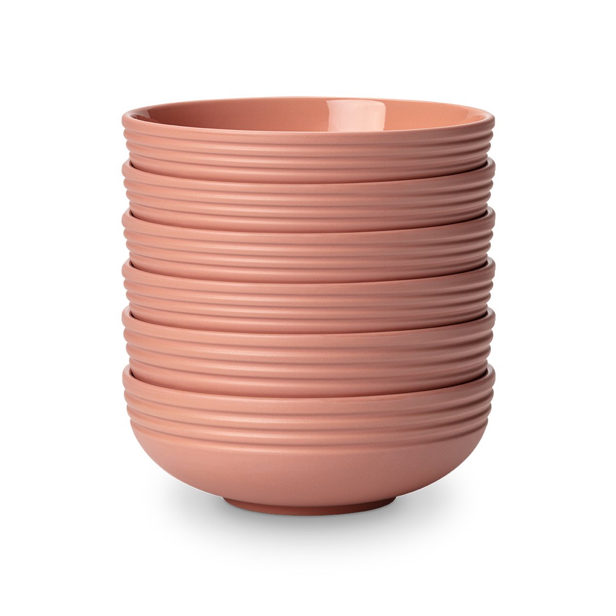 NJRD Lines skål Ø16 cm 6 stk. pink