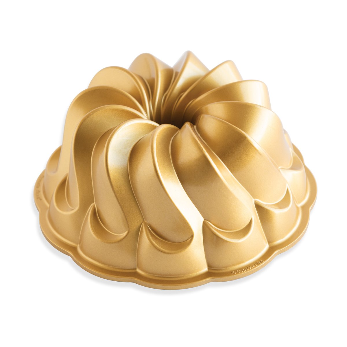 Nordic Ware Nordic Ware pirouette bundt bageform 2,4 l Guld