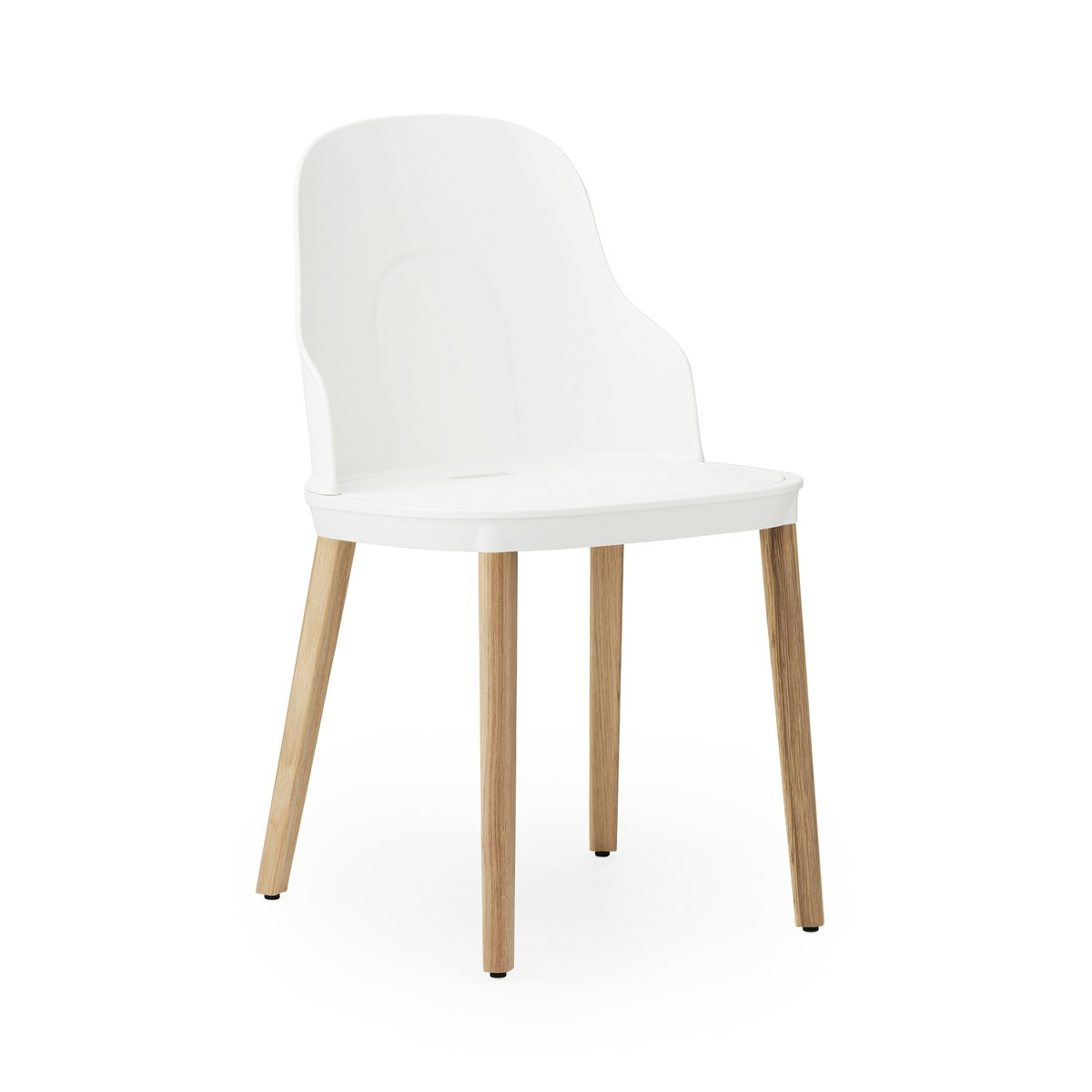 Normann Copenhagen Allez stol med egeben Hvid/Eg