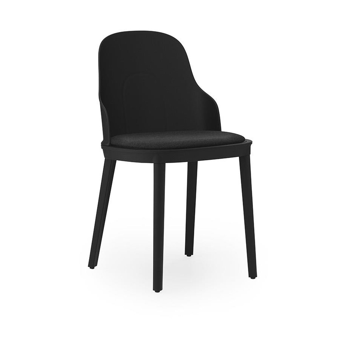 Normann Copenhagen Allez stol med hynde Black