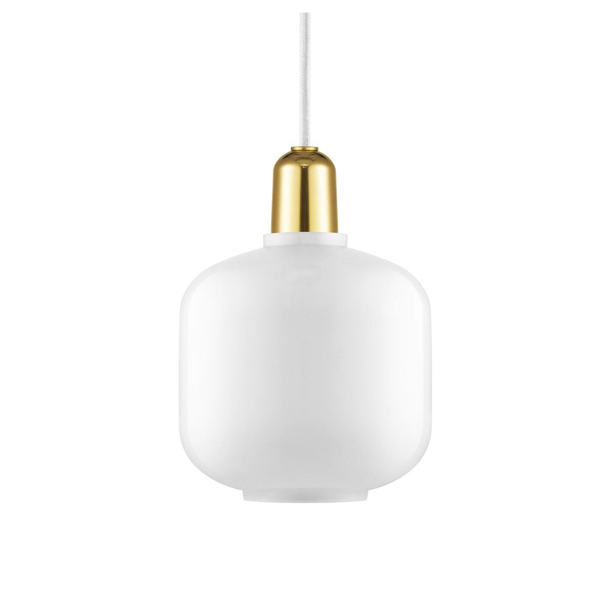 Normann Copenhagen Amp lampe lille Hvid/Messing