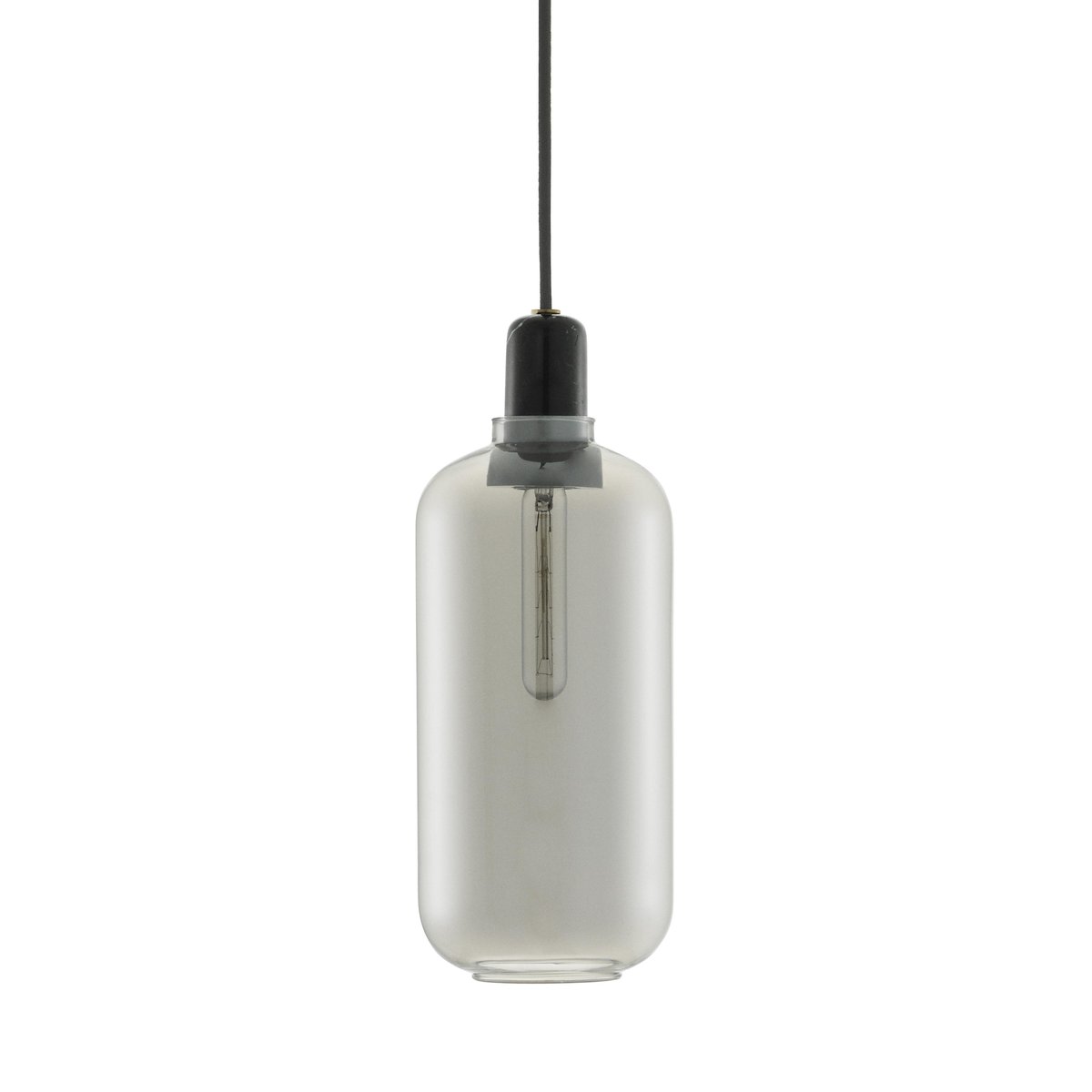 Normann Copenhagen Amp lampe stor grå-sort