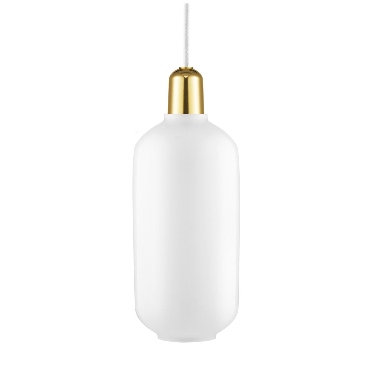 Normann Copenhagen Amp lampe stor Hvid/Messing