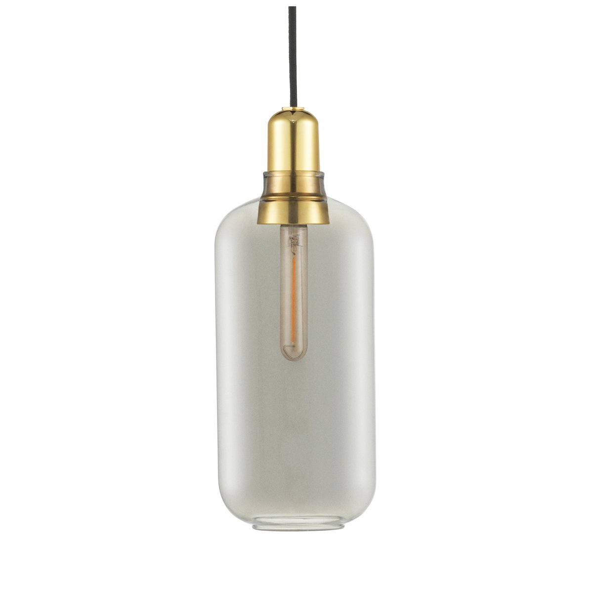 Normann Copenhagen Amp lampe stor Smoke/Messing