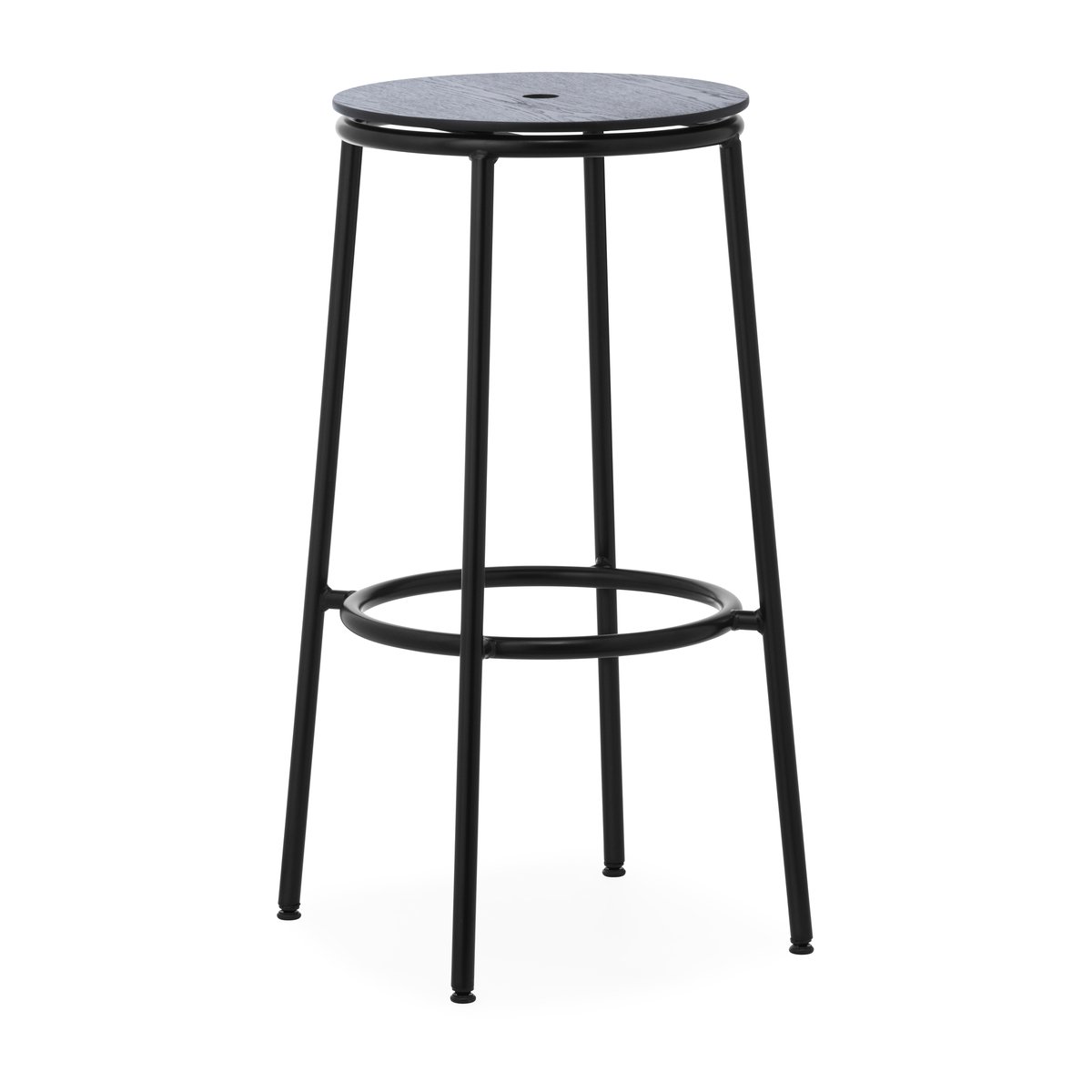 Normann Copenhagen Circa barstol 75 cm Sort eg