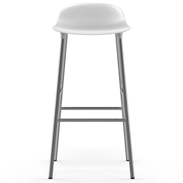 Form barstol m. kromben 75 cm - Hvid - Normann Copenhagen